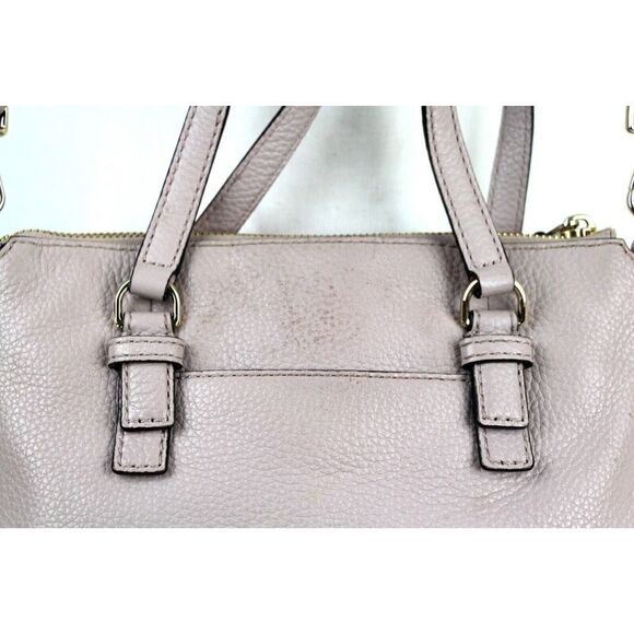 KATE SPADE NY PINKY GRAY GENUINE LEATHER SHOULDER BAG CROSSBODY HANDBAG PURSE - Picture 7 of 16
